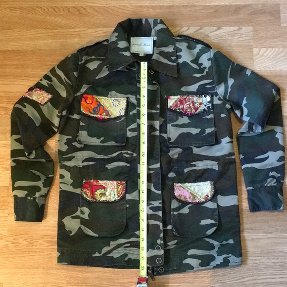 NEW Beautiful Stories Camo Embroidered Jac… - Picture 6 of 8